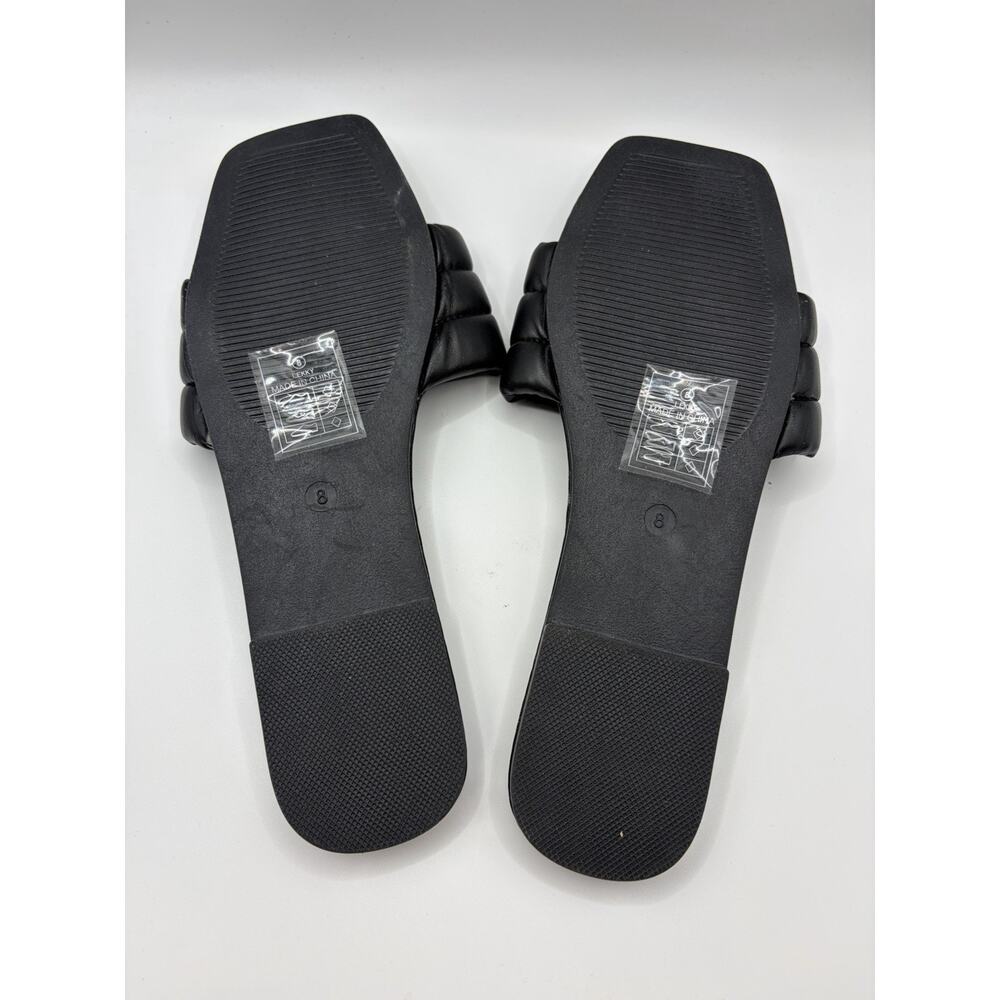 Nichole Miller Women’s Size 8 Black Padded Slide Sandals NWT Square Toe Resort - Picture 6 of 6